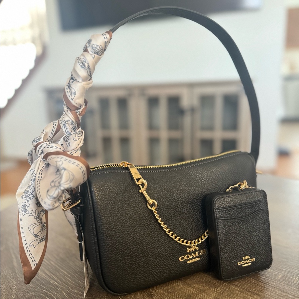 Coach Kailey & matching chain wallet